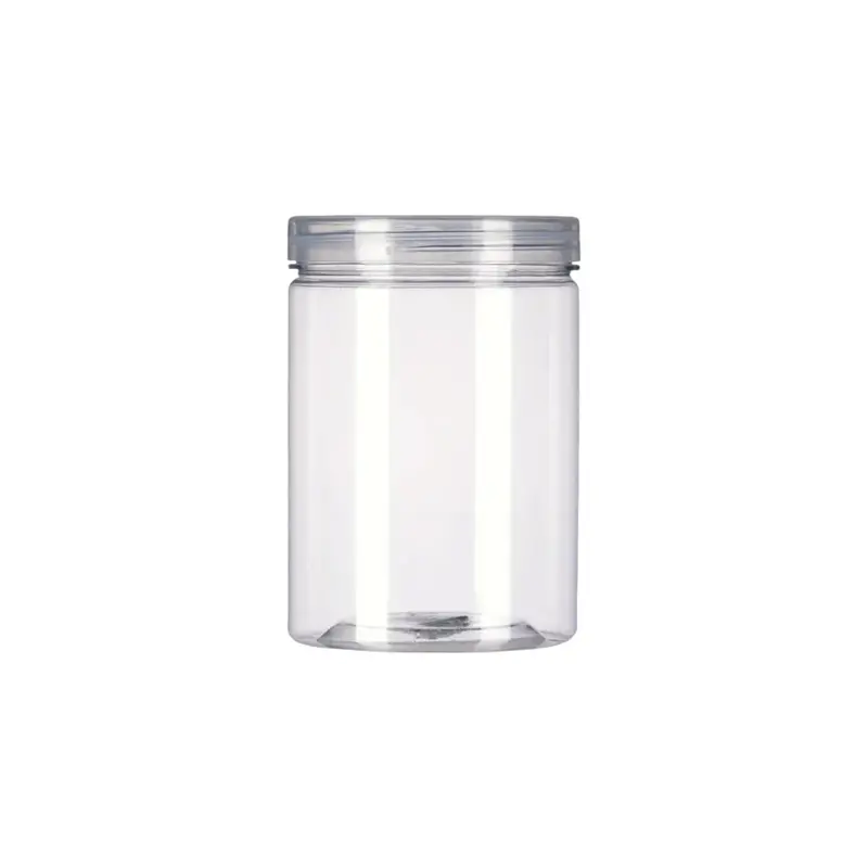 1.2-Litre Crystal-Clear Pet Jar With Lid – Versatile Storage For Dry Goods Or Beauty Products 1