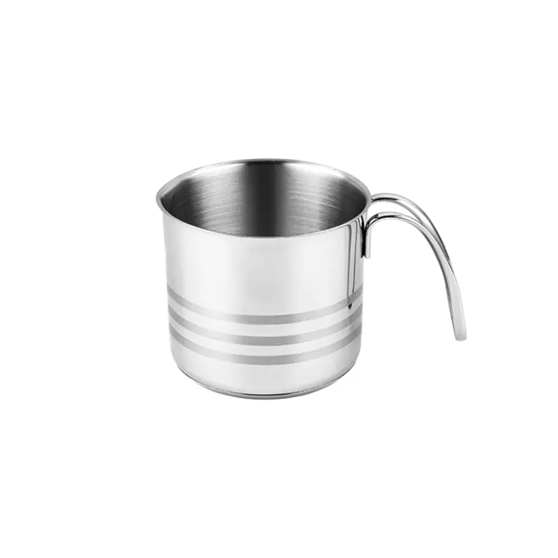 1.2-Litre Stainless Steel Milk Pan – 12Cm Base, Compact Stovetop Boiler 1