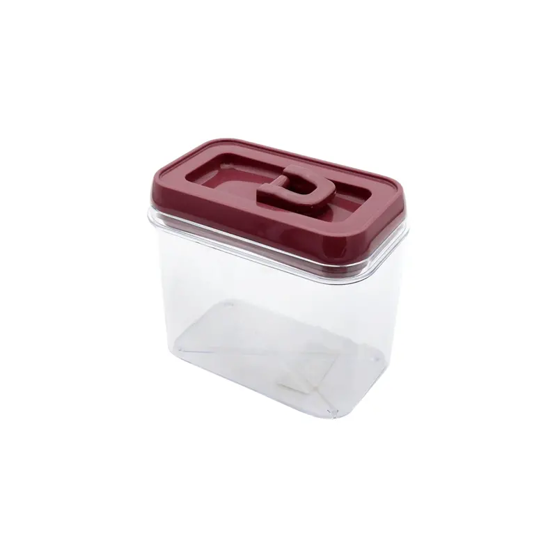 1.2L Rectangular Plastic Food Canister – Durable & Leak-Resistant 1