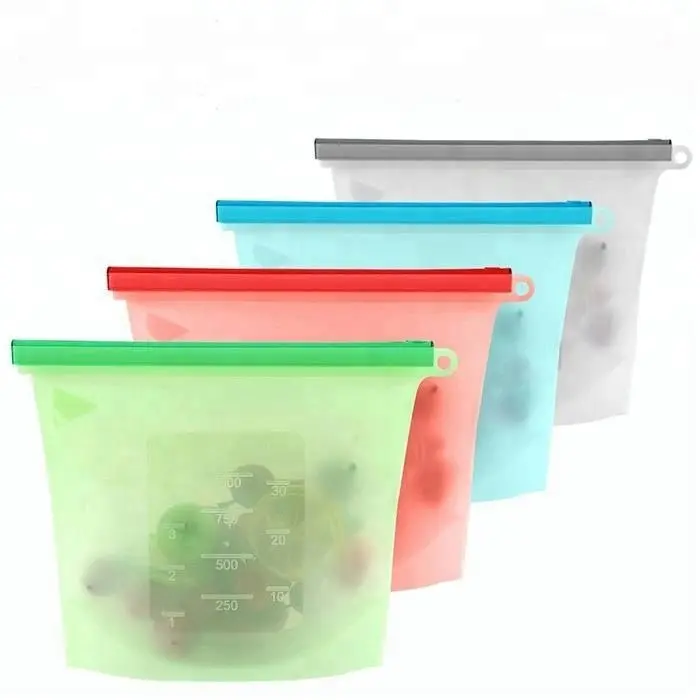 1.5-Litre Reusable Silicone Freezer Bag – Eco-Friendly Meal Prep Solution 1