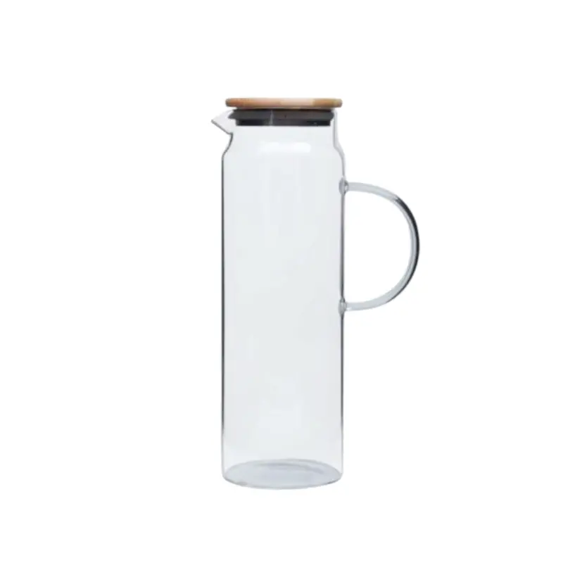 1.5L Borosilicate Glass Water Jug – Heat-Resistant, Clear Measuring Pitcher (Model Sgn537) 1