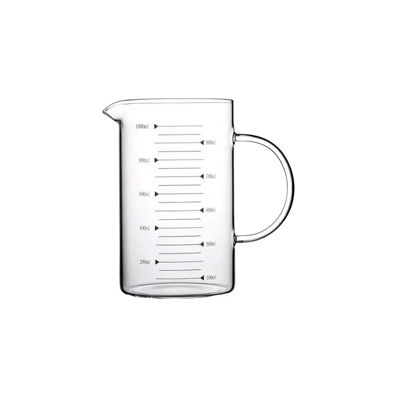 1-Liter Borosilicate Glass Measuring Jug – Heat-Resistant (Gl1940) 1