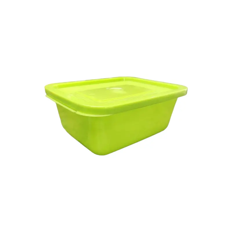 1-Litre Rectangular Plastic Food Storage Container – Airtight & Stackable 1