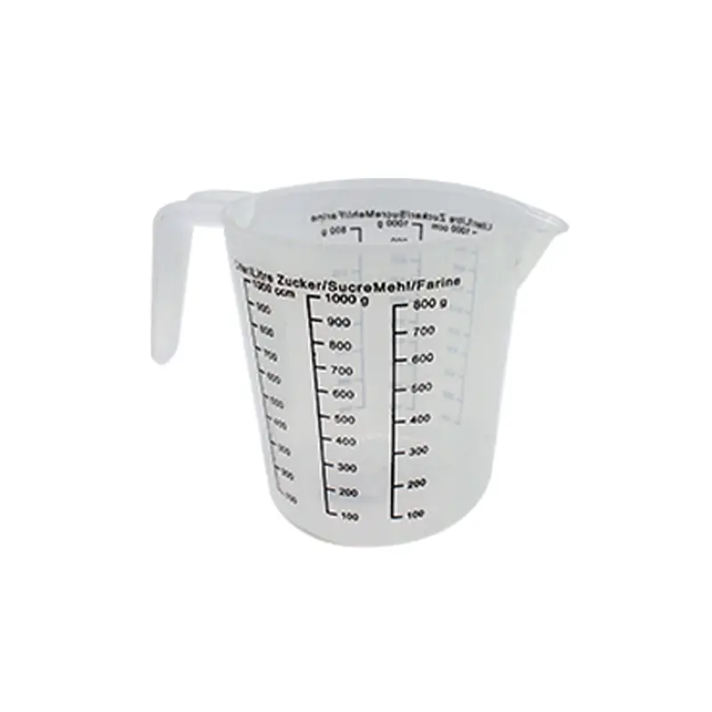 1-Litre Transparent Plastic Measuring Jug 1