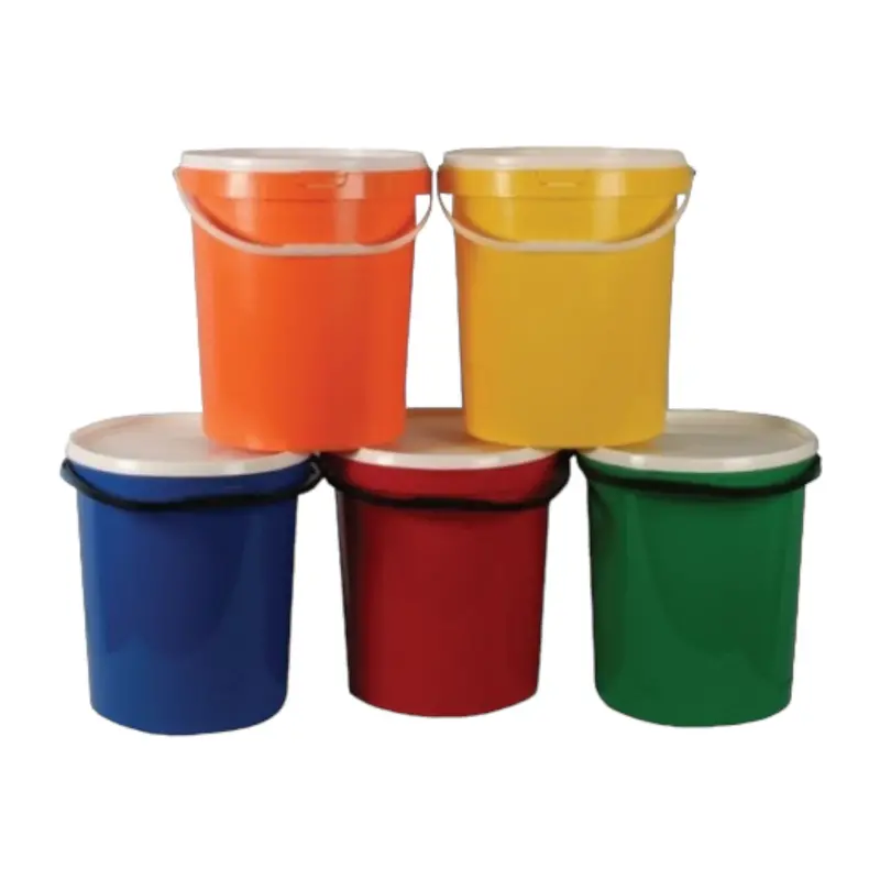 10-Liter Heavy-Duty Plastic Storage Bucket With Leak-Proof Airtight Lid 1