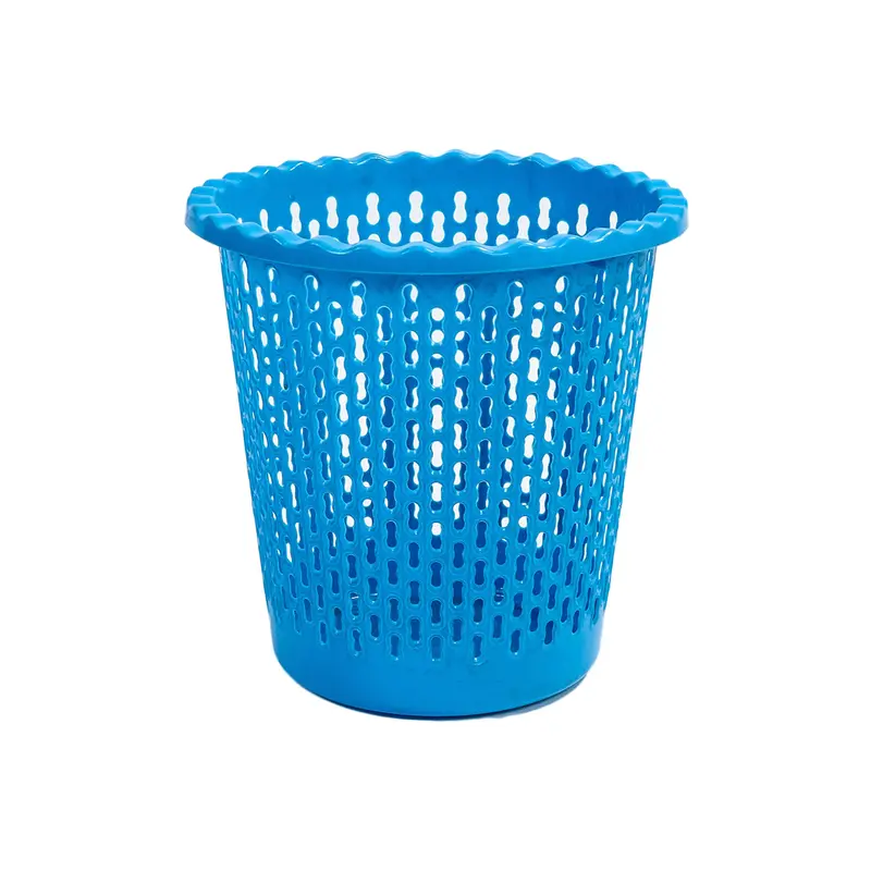 10-Liter Plastic Waste Basket – Slim-Line Indoor Trash Can (Model P0093) 1