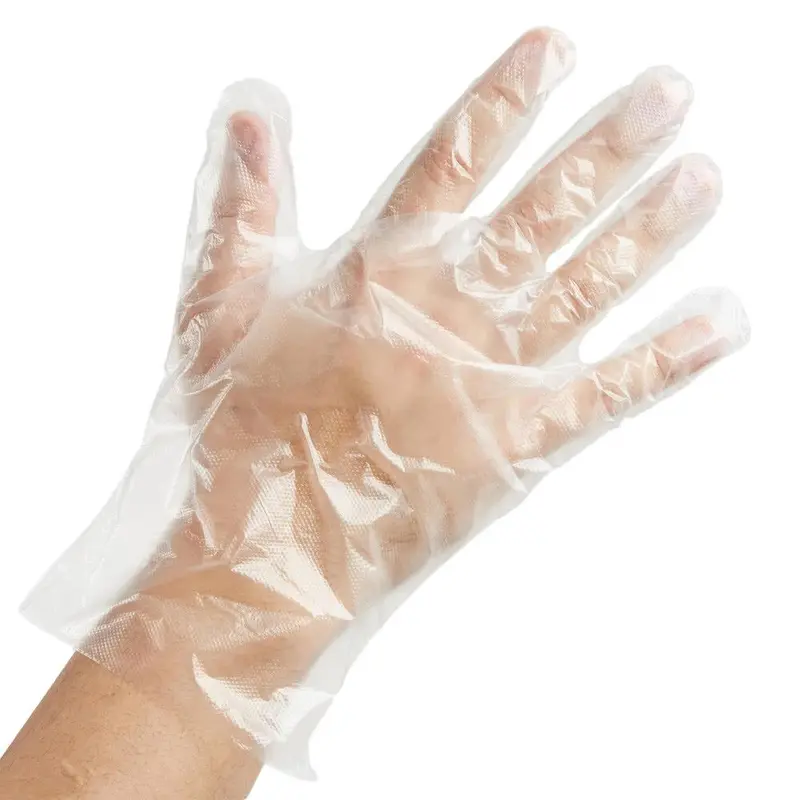 100-Pack Clear Disposable Multi-Use Plastic Gloves 1