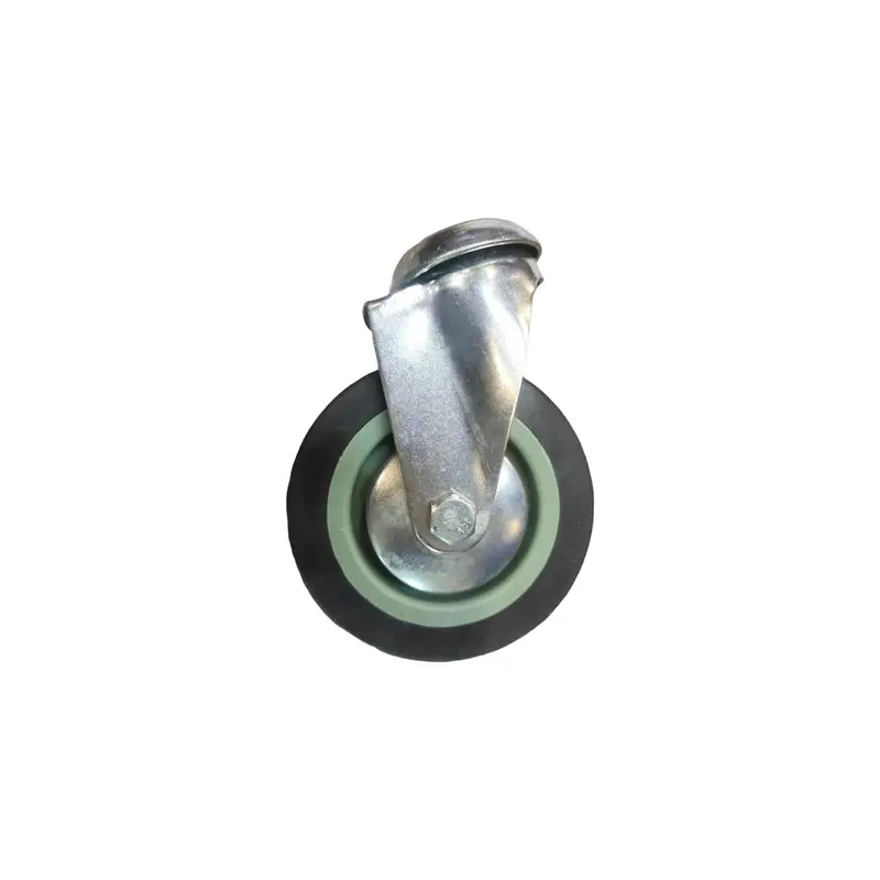 100Mm Rubber Castor Wheel With Bolt Hole Mount – 270Tpr100B12 1
