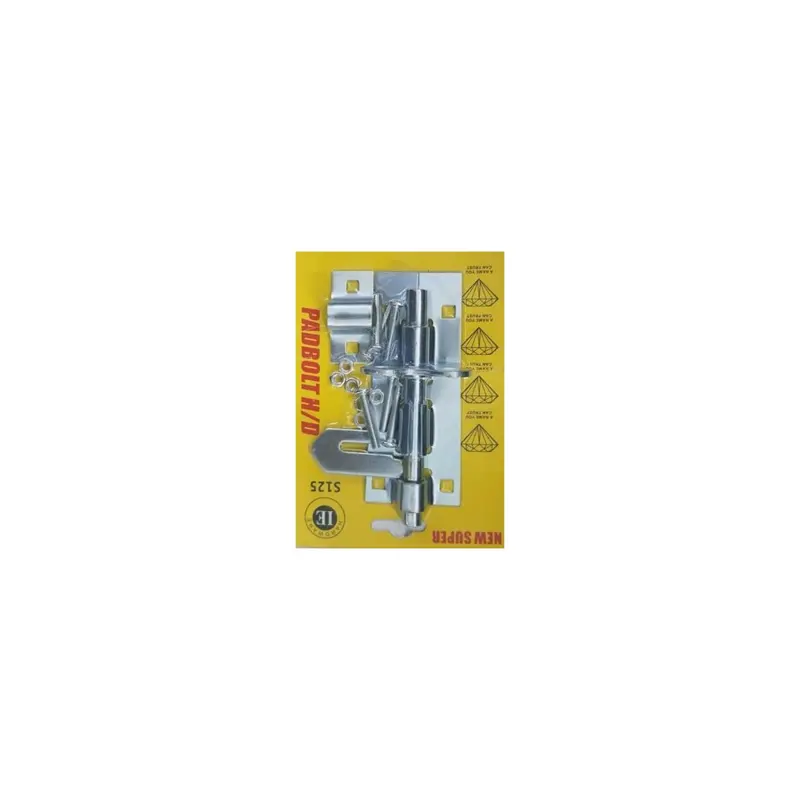 100Mm Wall-Bolt-Nut Padbolt – Carded Display – Model 5182 1