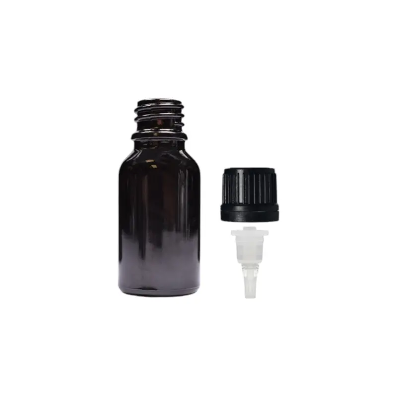 10Ml Amber Glass Dropper Vial – Tamper-Evident Slow-Flow Dropper Lid 1