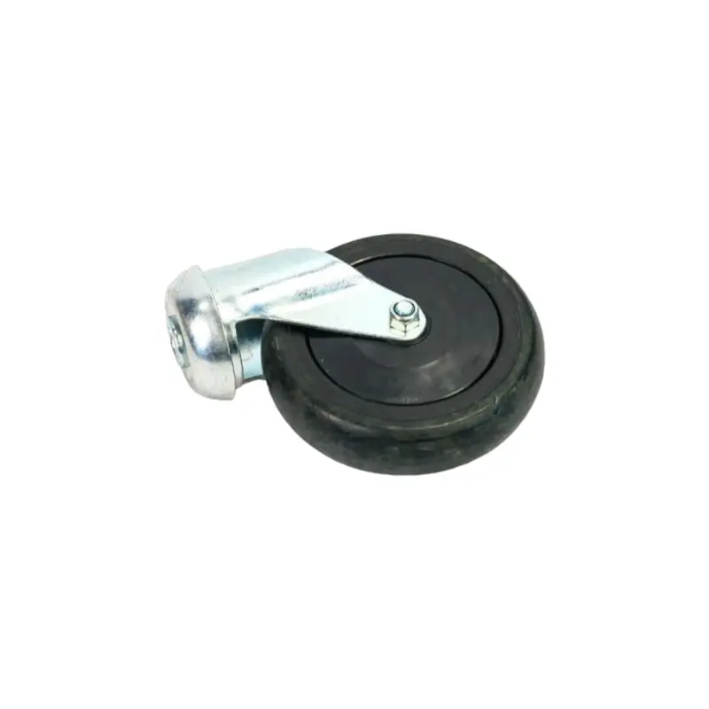 125 Mm Swivel Rubber Castor – Bolt-Hole Mount For Industrial Use 1