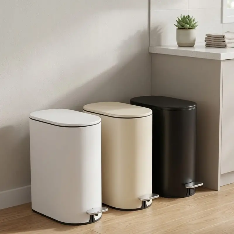 14-Litre Modern Step-Operated Pedal Waste Bin – Nu Ware Luxury Design 1