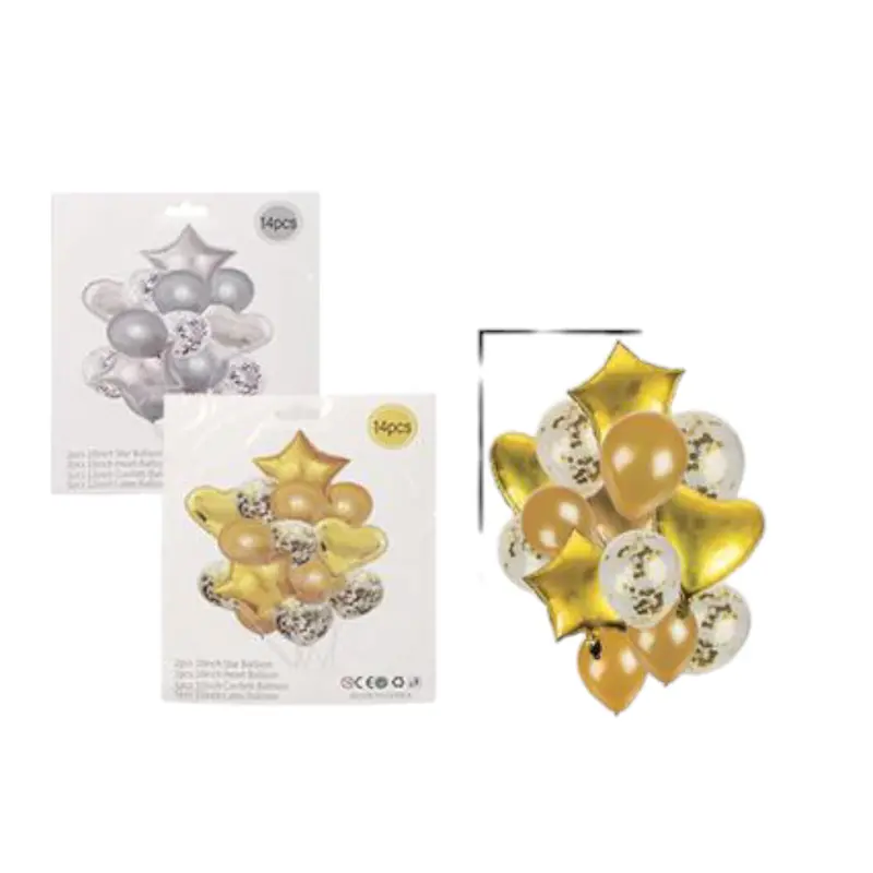 14-Piece Foil Balloon Bouquet For Parties 1