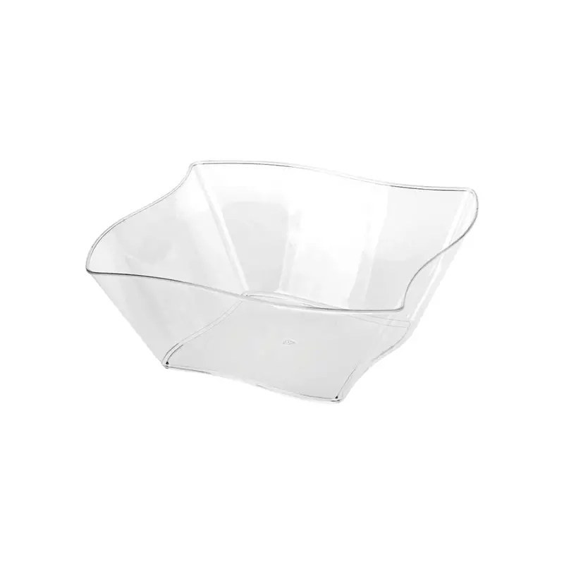 148Ml Wavy-Edge Acrylic Mini Dessert Cups (9×9×3.5Cm) – Pack Of 10 1