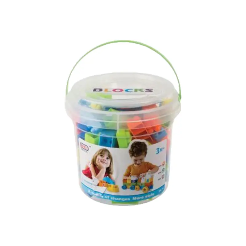 150-Piece Building Blocks Set With Storage Bucket – Portable Play Kit 1