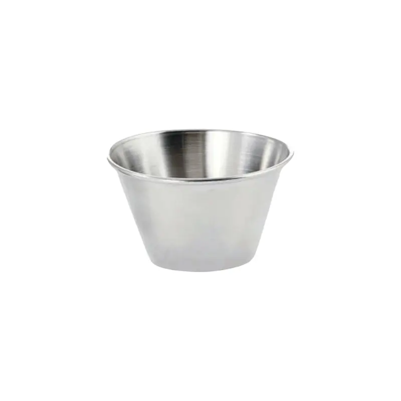 175Ml Stainless Steel Tulip-Shaped Sauce Cup 1