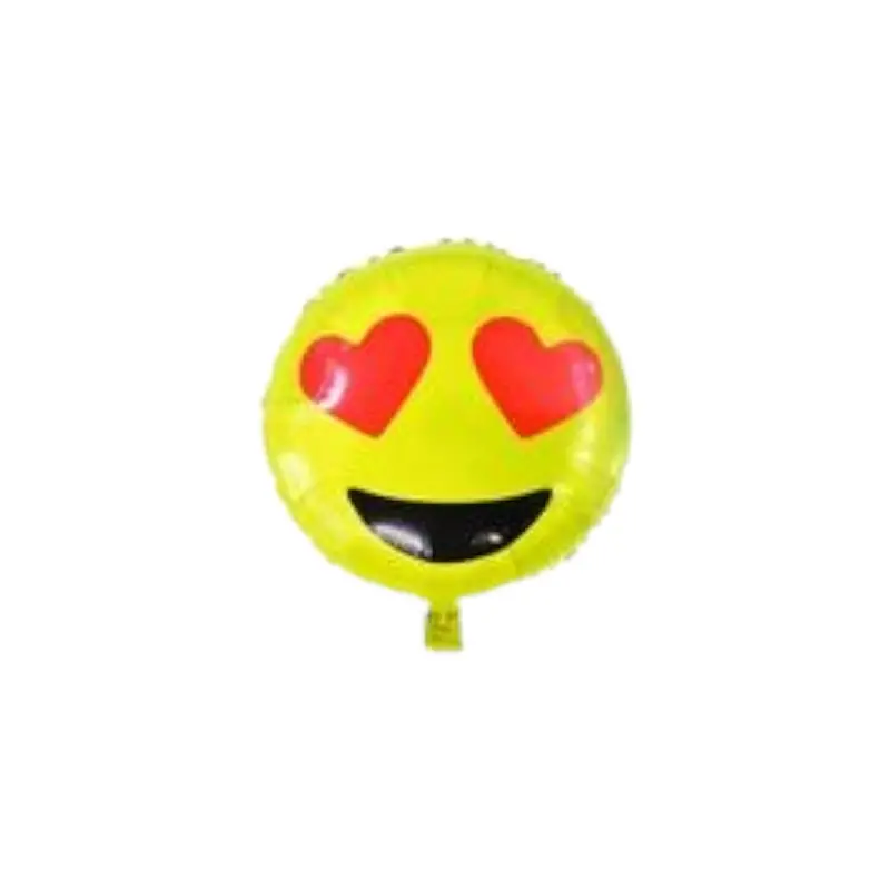 18-Inch Emoji-Themed Foil Balloons – Helium-Compatible Design 1