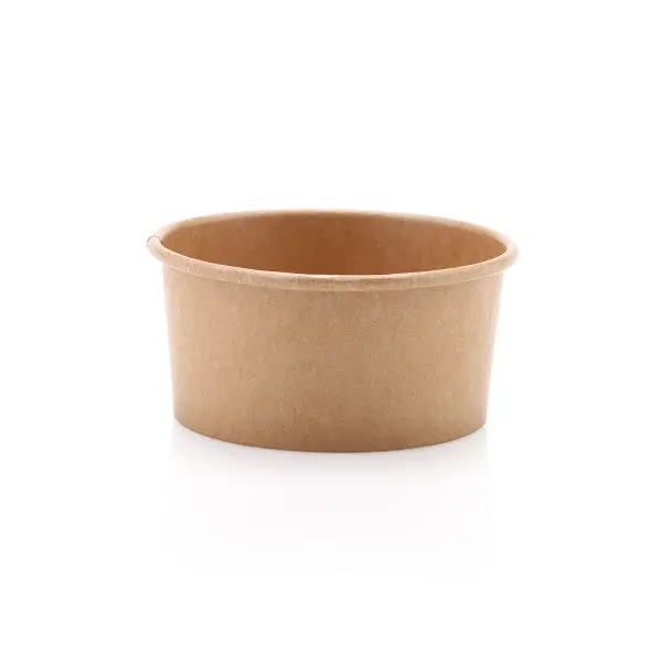 180Ml Vintage Kraft Ice Cream Cups With Lids – Classic Paper Tub Design, 10-Pack 1