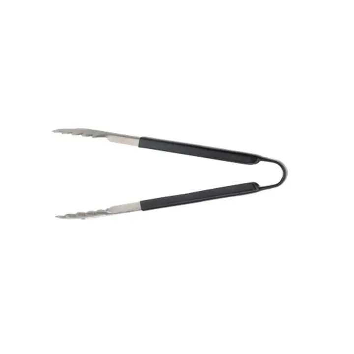 18Cm Stainless Steel Tongs With Soft Rubber Handles 1