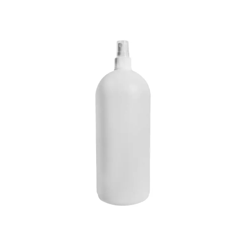 1L Frosted Hdpe Mist Spray Bottle – White Opaque Refillable Container 1