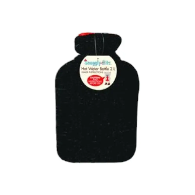 2-Liter Hot Water Bottle With Insulated Knit Cover – Heat-Retaining Design 1