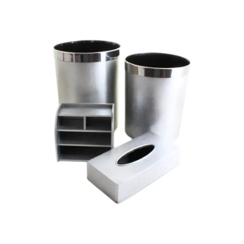 2-Piece Dustbin Set – 10L + 12L With Tissue Dispenser & Organizer Tray (Xhs044) 1