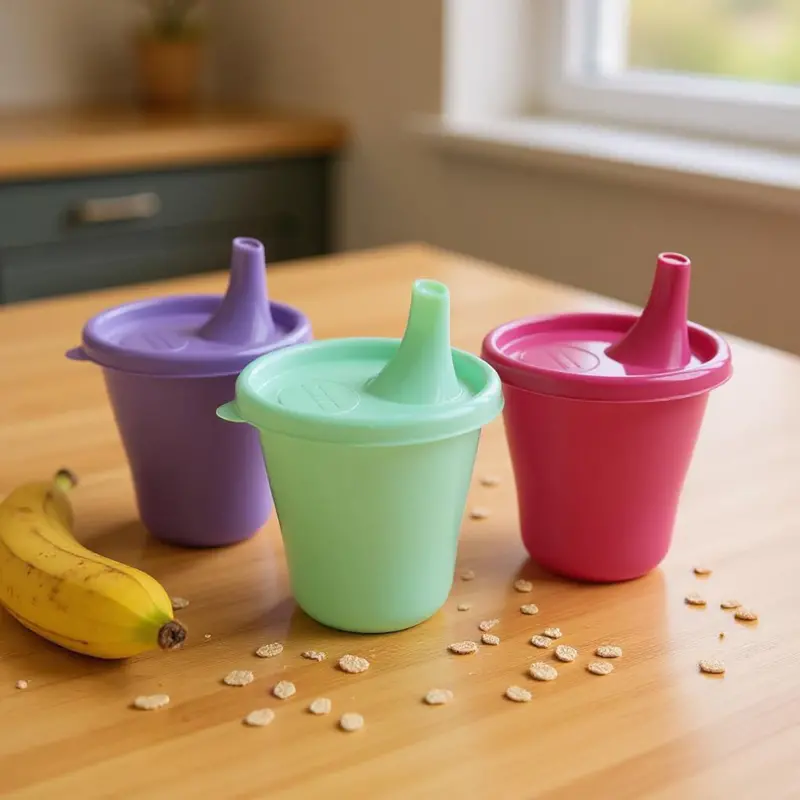 200Ml Lightweight Plastic Baby Sipper Cup With Leak-Resistant Design 1