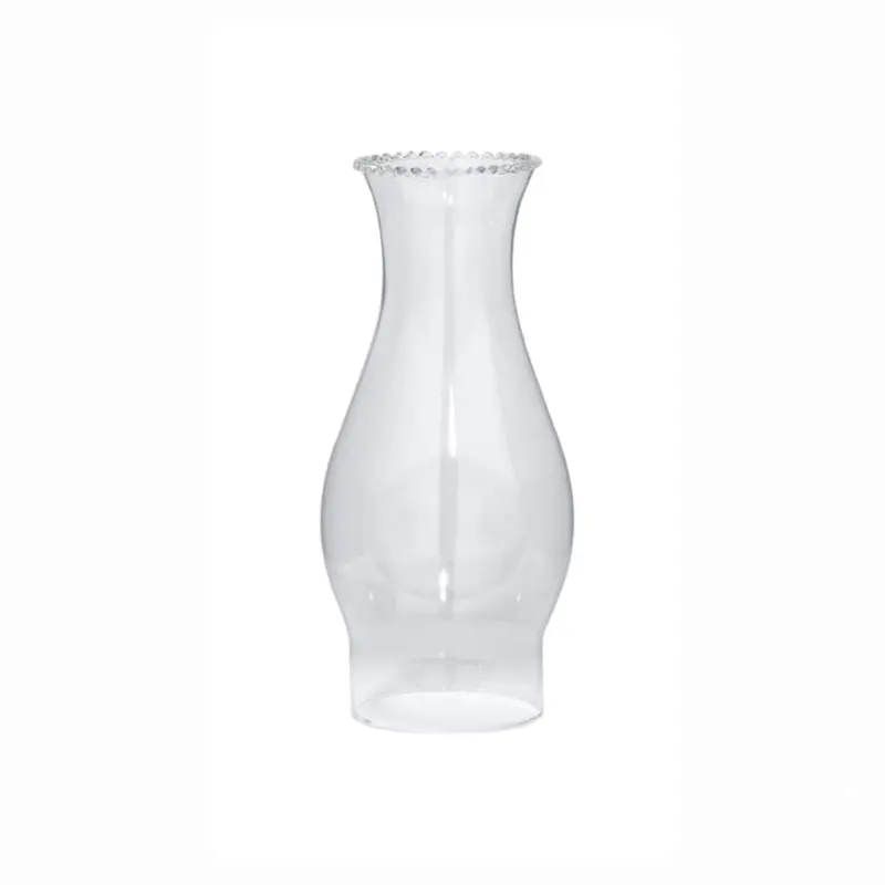 20Cm Crimp-Top Chimney Glass – Replacement Lamp Shade For Floor Lamps 1
