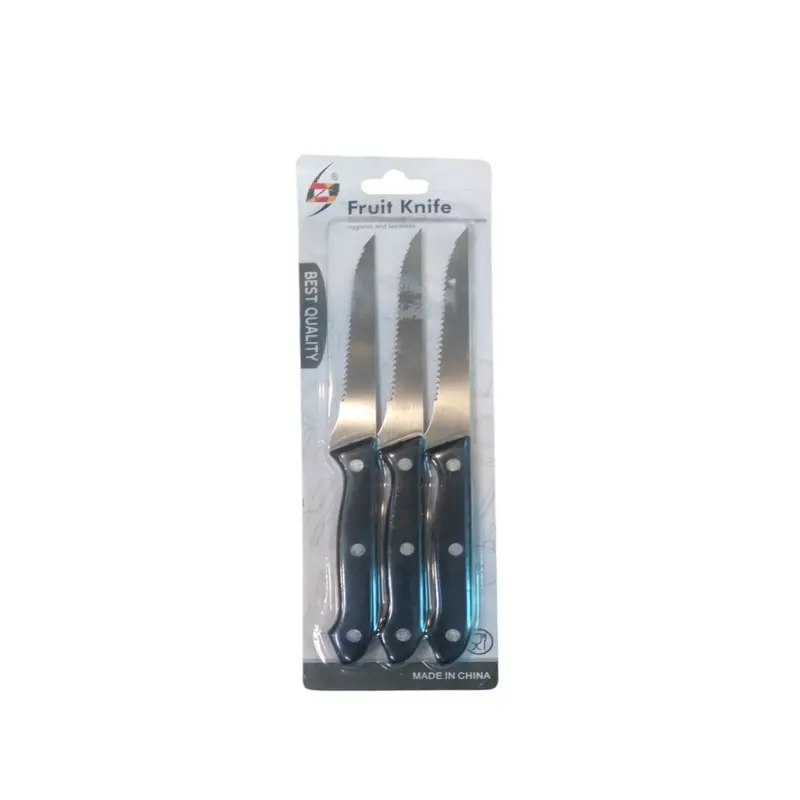 3-Piece Stainless Steel Knife Set – Essential Kitchen Collection 1