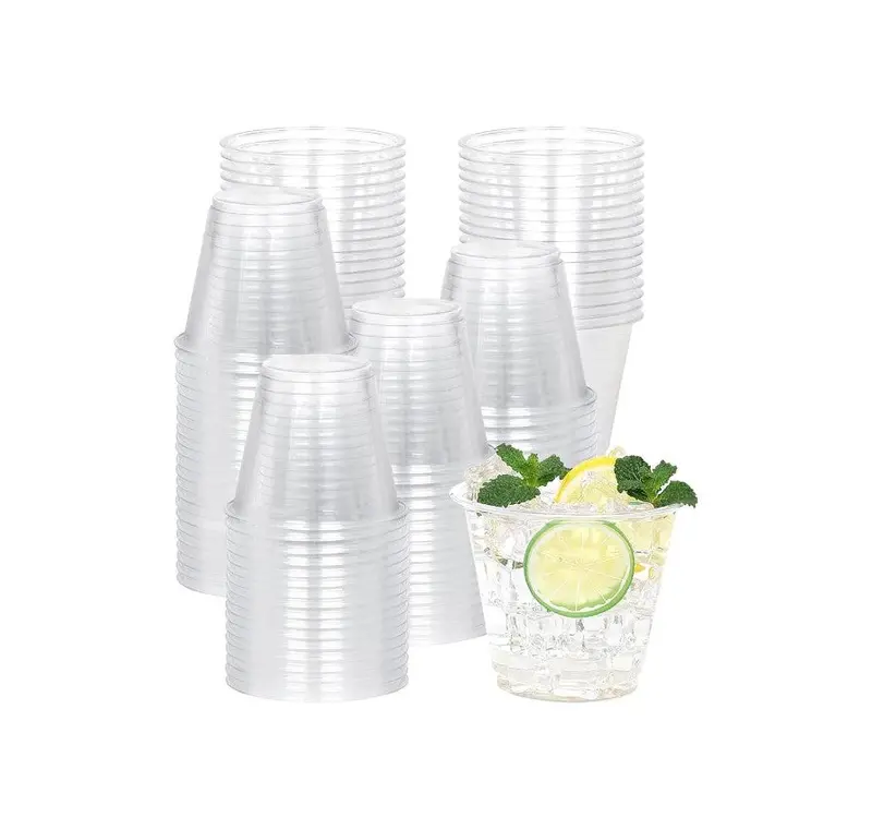 330Ml Plastic Frosted Clear Cup 50Pack 1