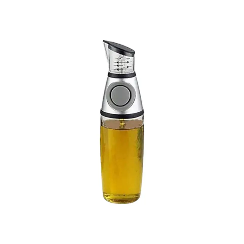 350 Ml Oil And Vinegar Dispenser With Press-To-Pour & Measurement Scale 1