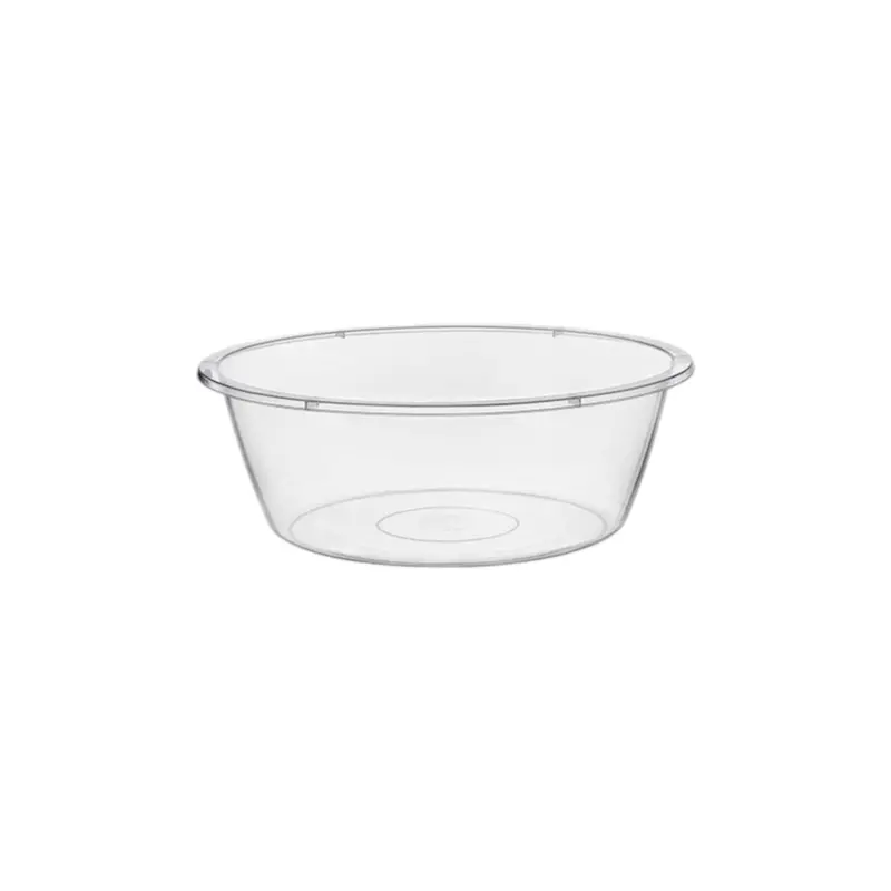 3L Lightweight Transparent Round Badya Basin 1
