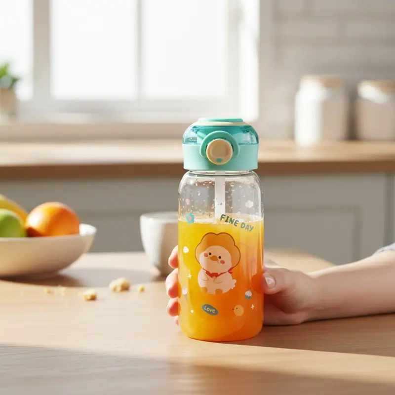 420Ml Leak-Proof Glass Drinking Bottle – Minimalist Design, Ideal For Daily Use 1