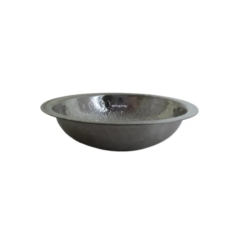 45Cm Stainless Steel Basin With Secure-Fit Lid 1