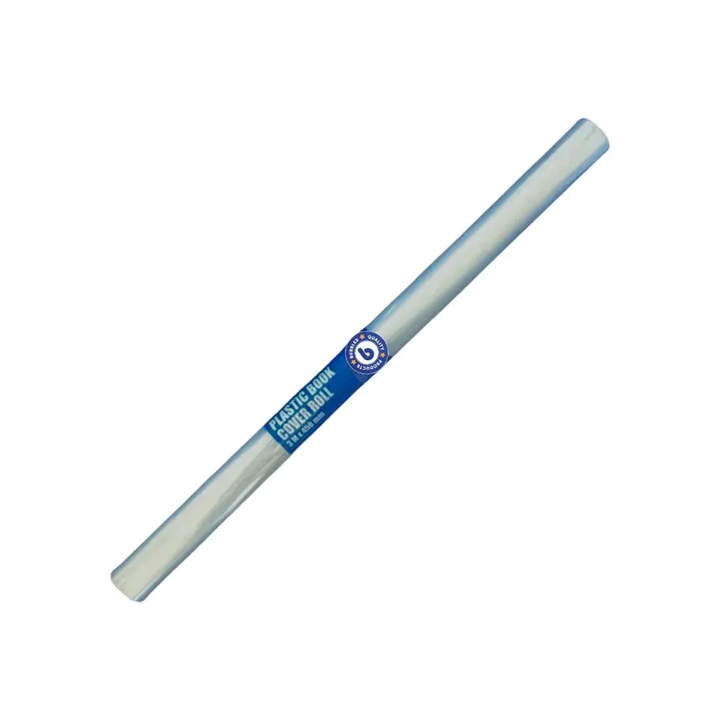 48 Cm × 2 M Clear Polyethylene Book Cover Roll – 75 Micron Thickness 1