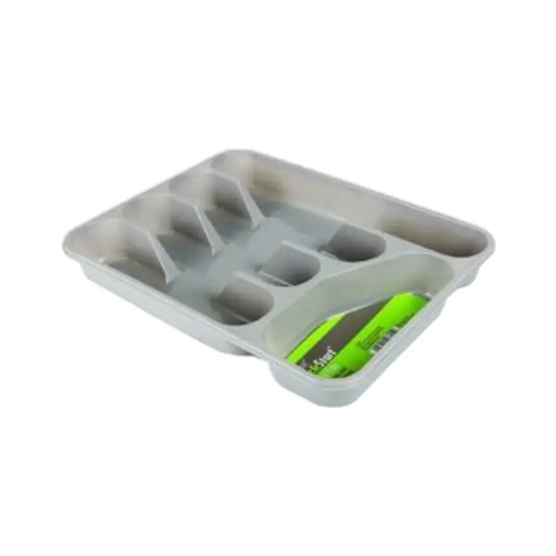 5-Section Plastic Cutlery Organizer – 32 × 25 × 4 Cm Drawer Divider 1