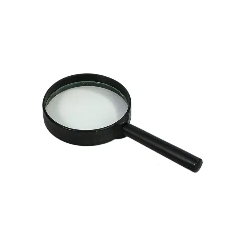 60 Mm Diameter Magnifying Glass – Handheld Lens With Comfort Grip Handle 1