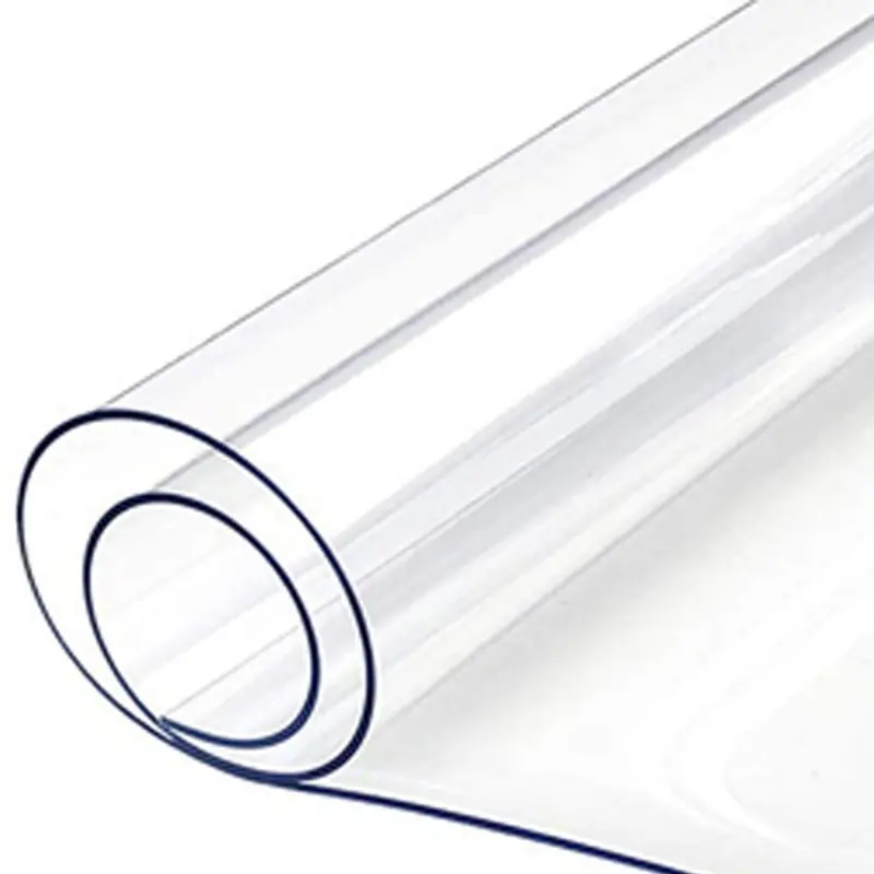 610Mm × 1M Clear Pvc Table Cover Film – 250-Micron Interlit Sheeting For Restaurants 1