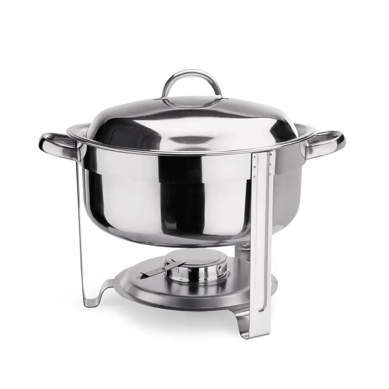 7-Liter Round Baine Marie Chafing Dish – Commercial-Grade (18098) 1