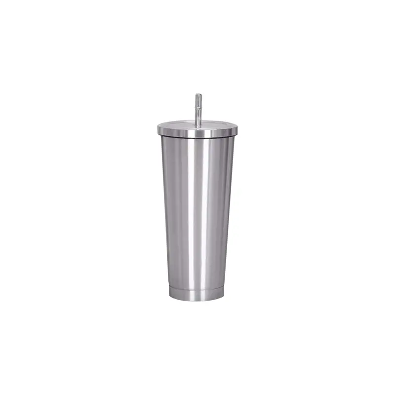750Ml Vacuum-Insulated Stainless Steel Bottle – Leak-Proof Lid + Reusable Straw 1