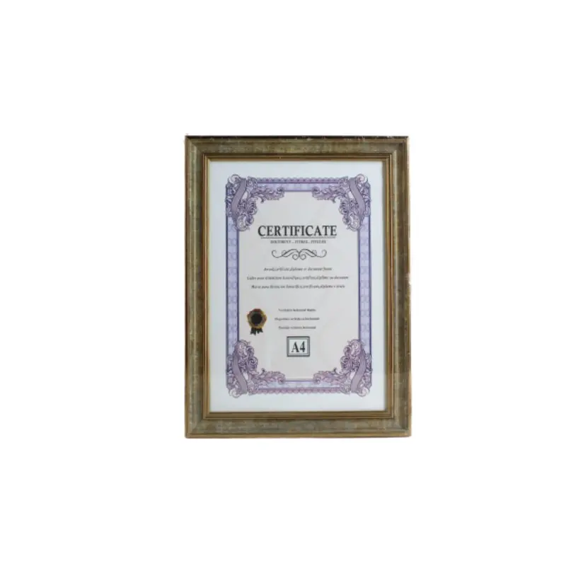 A4-Sized Document Or Photo Picture Frame – Certificate-Ready Display (Xpht228) 1