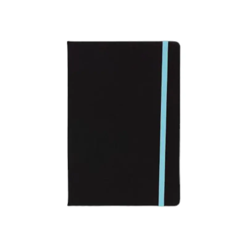 A5 Lined Notebook With Vibrant Color-Coordinated Elastic Closure Band 1