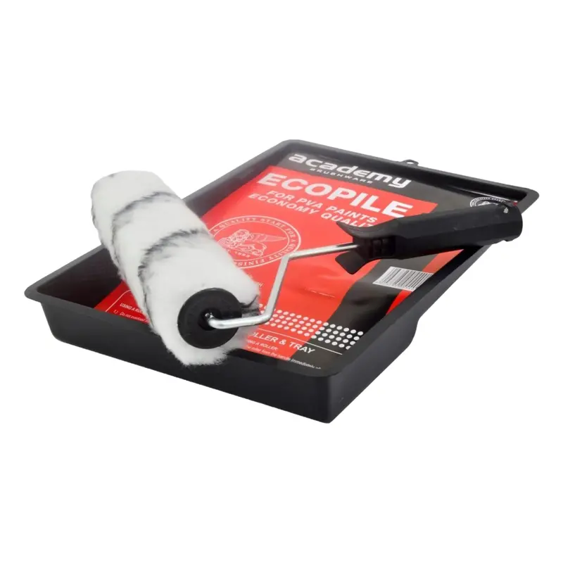 Academy Ecopile Paint Roller Kit – 225Mm Roller & Tray Set F5540 1