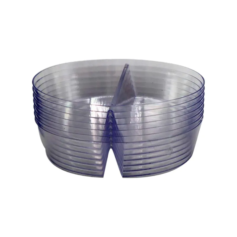 Acrylic 2-Section Mini Dessert Cup Set – 12-Pack 1