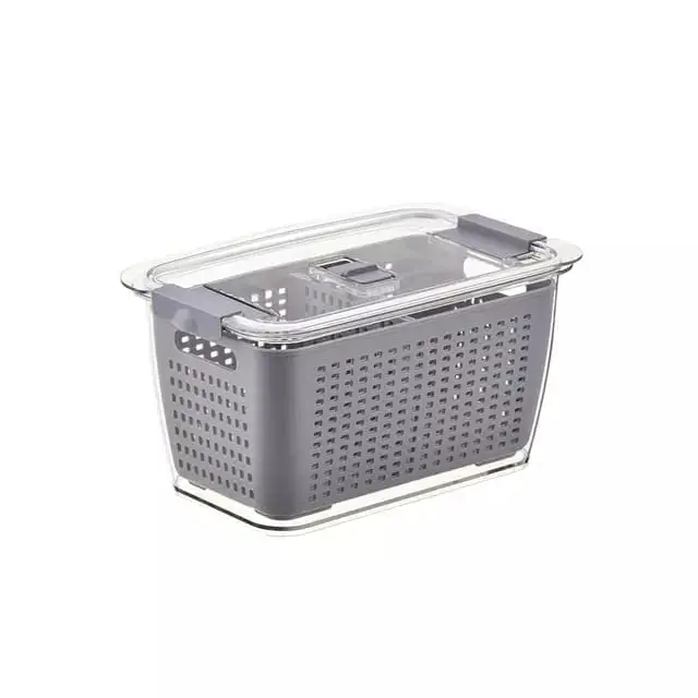 Acrylic 3-Compartment Storage Organizer Basket 1