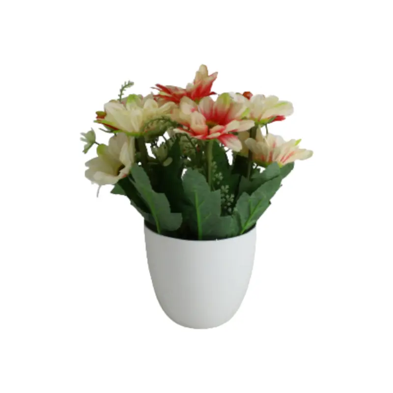 Artificial Chrysanthemum In Small Potted Display – 10×2Cm 1