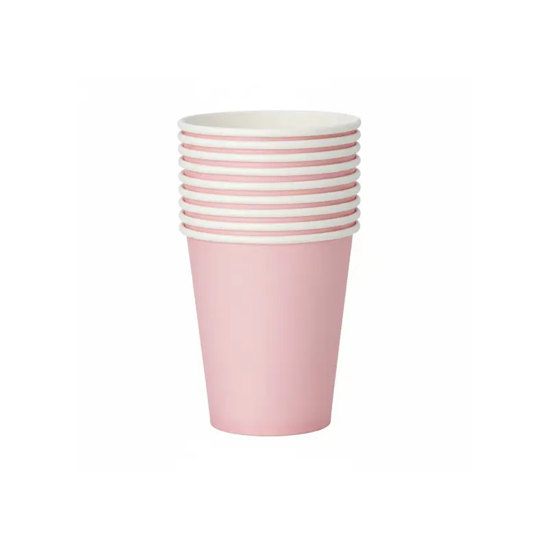 Assorted Disposable Paper Party Cups – 250Ml, Pack Of 10 Vibrant Colors 3