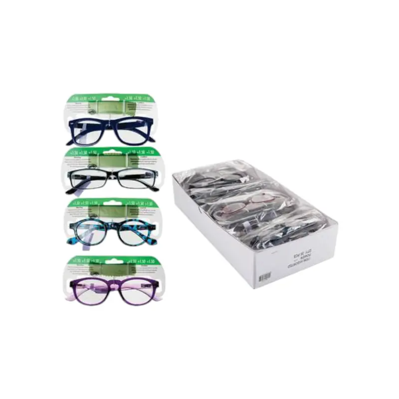Assorted Frame Reading Glasses – +1.5 Diopter Strength 1