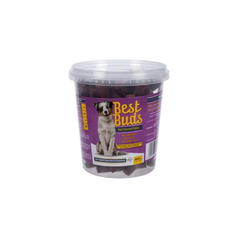 Best Bud Beef Dog Treats – High-Protein 500 G Reward Biscuits 1