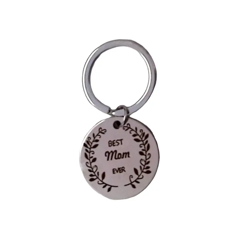 'Best Mum Ever' Keyring – Celebratory Gift With Elegant Script Design 1
